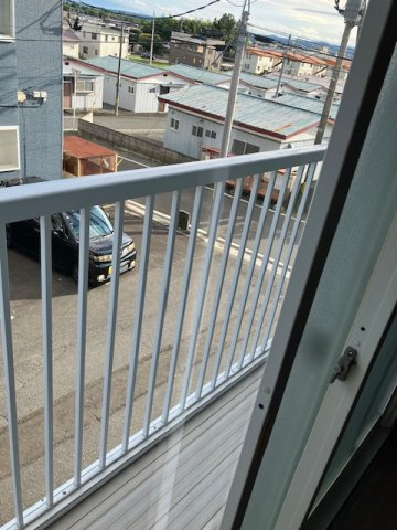 シティパレスのバルコニー|お洗濯にも便利なバルコニー付き