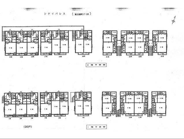 シティパレスの区画図