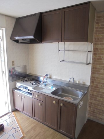 姫路市飾磨区阿成のハイツのキッチン