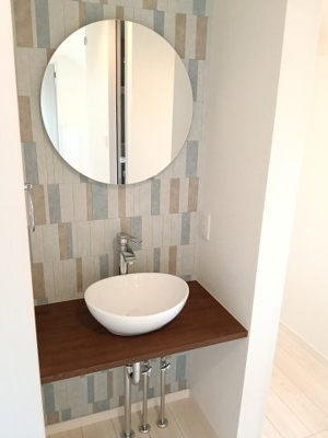 【独立洗面台】 | 港北区小机町2期 | 使いやすい独立洗面台です