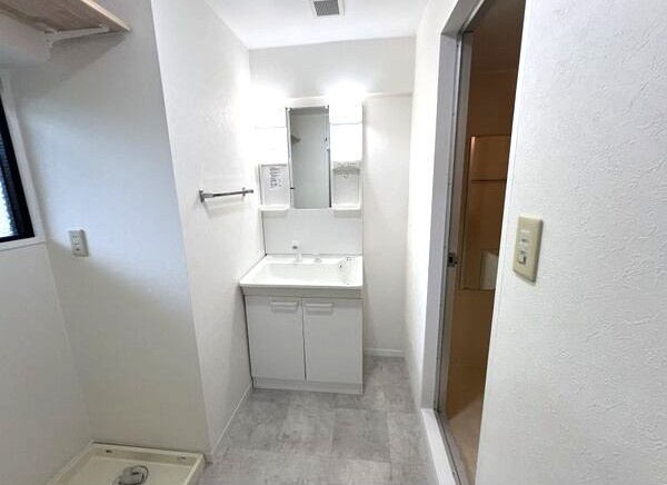 八事石坂マンションの洗面所