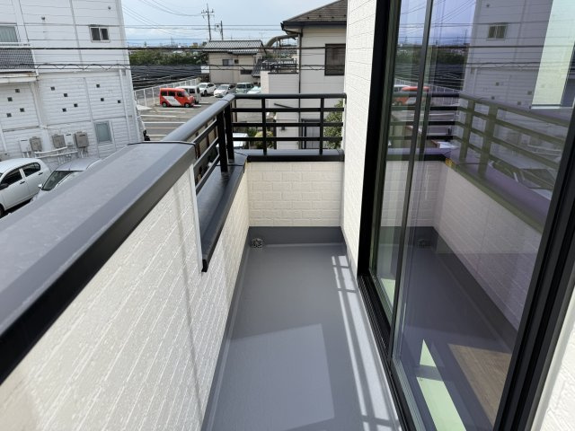 ハートフルタウン前橋市天川大島町925番　A号棟のバルコニー|バルコニー２ヶ所付き！