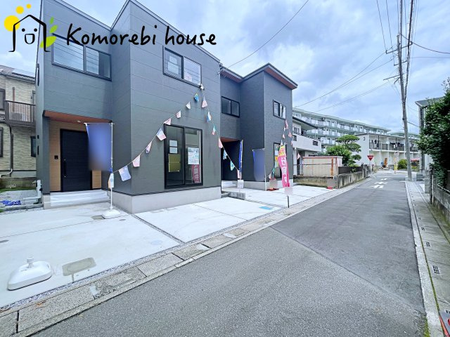 さいたま市北区別所町　新築一戸建て　Aの前面道路含む現地写真|26.7.3　撮影済み