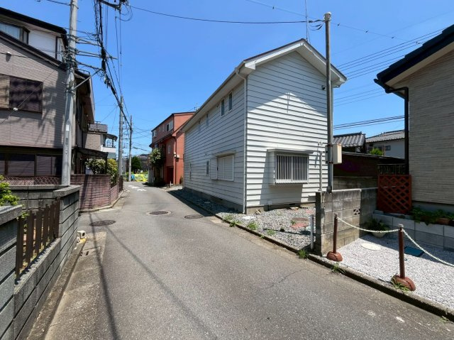 中古　川越市砂新田の前面道路含む現地写真|前面道路含む現地写真です