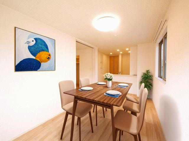 ブランドールαの居間・リビング|CGで家具等を配置したもので家具等は含まれません