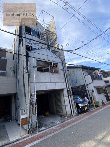 大阪市旭区清水2丁目の前面道路含む現地写真