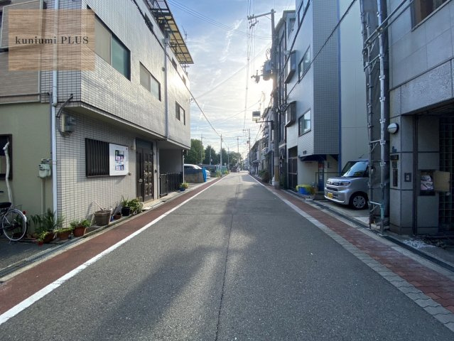 大阪市旭区清水2丁目の前面道路含む現地写真