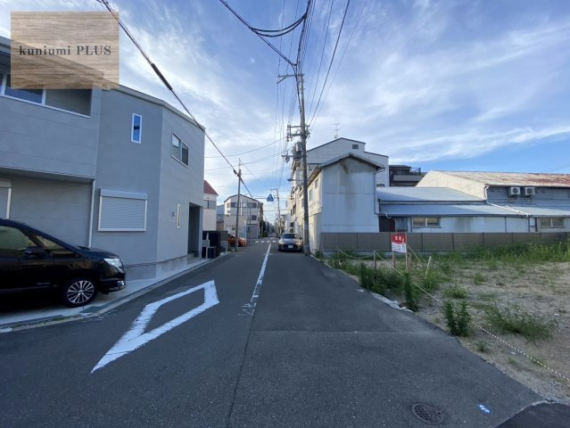 大阪市旭区新森3丁目の前面道路含む現地写真