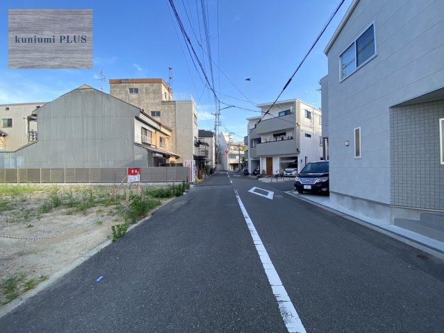 大阪市旭区新森3丁目の前面道路含む現地写真