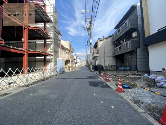 大阪市都島区東野田4丁目の前面道路含む現地写真