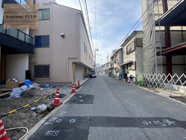 大阪市都島区東野田4丁目の前面道路含む現地写真
