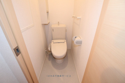 【トイレ】 | アグリティーノⅢ | 落ち着いた色調のトイレです
アグリティーノ3　202号室　平成25年3月28日