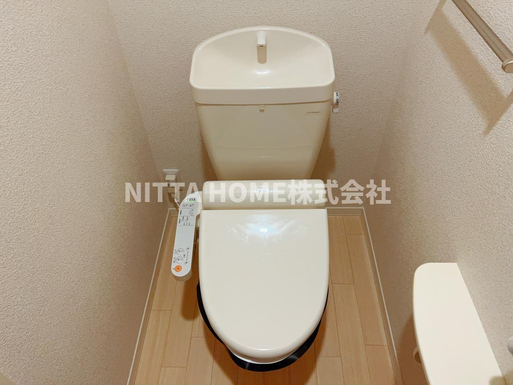 サニーヒル幸　１号館のトイレ|もちろん、ウォシュレット付き！