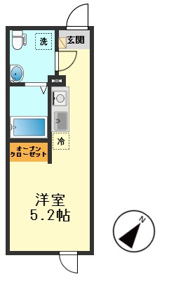 フィオーレ金町Ⅱの間取り