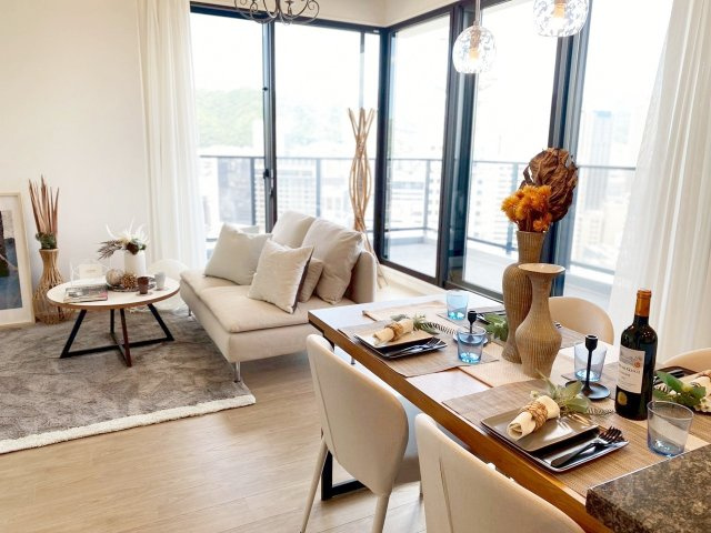 ベイシティタワーズ神戸WESTの居間・リビング