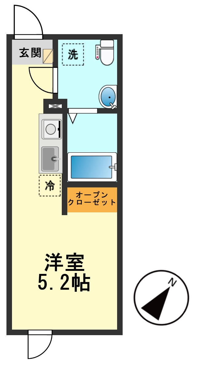 フィオーレ金町Ⅱの間取り