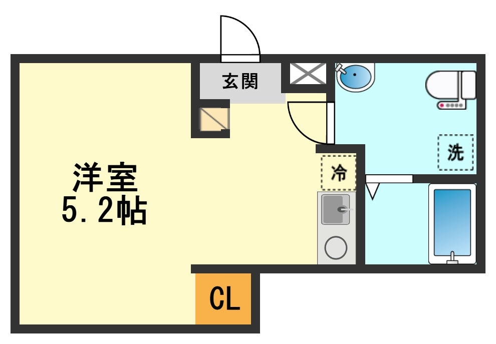 フィオーレ金町Ⅱの間取り