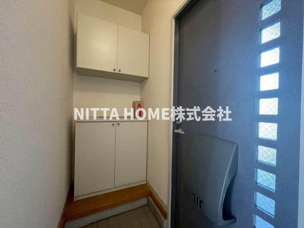 メゾンソレーユⅠの玄関|玄関も広々(*^-^*)