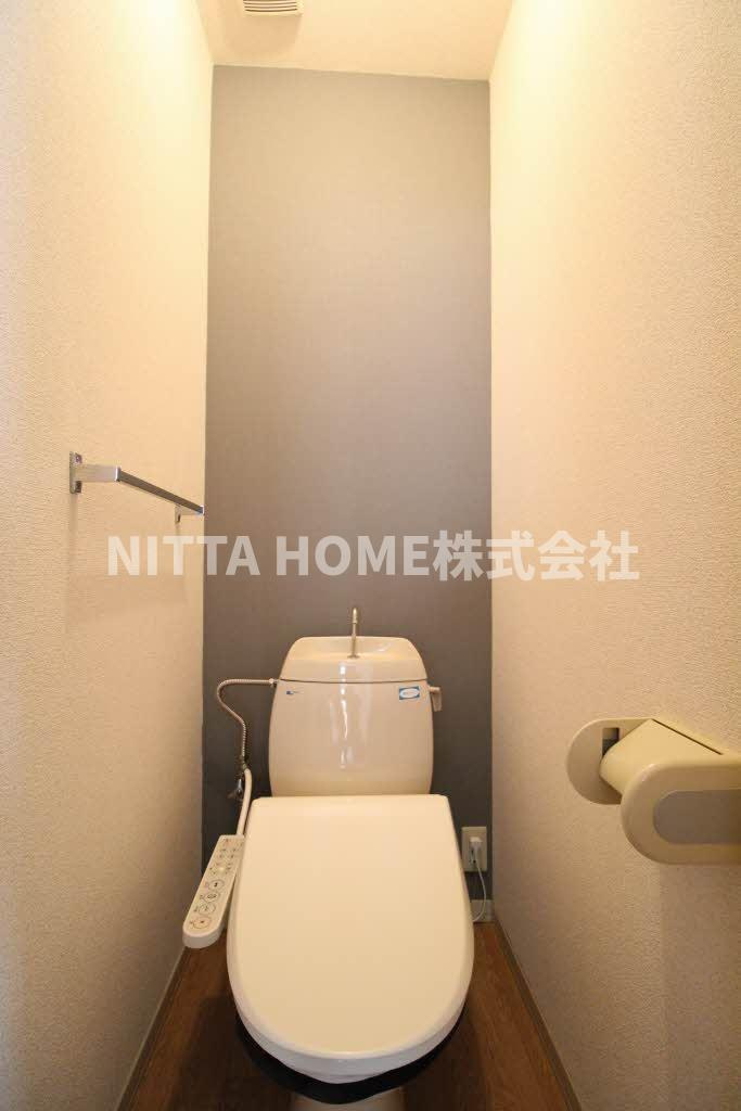 メゾンソレーユⅠのトイレ|ウォシュレットも新設です♪