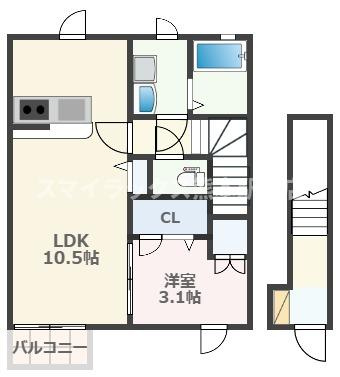 グレイスコート熊本駅の間取り