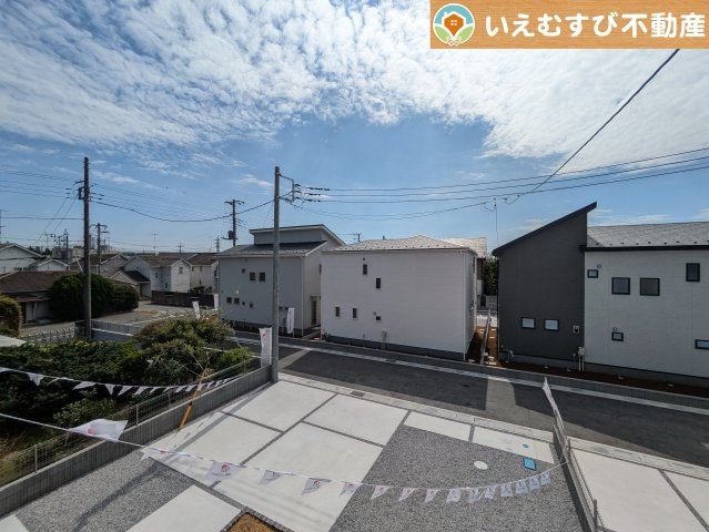 Livele Garden.S　行田城西第2の展望|安らぎを実感できる街並が望めます。
9棟の綺麗な区画に分かれた統一感のある街並み。新生活を快適にスタート！