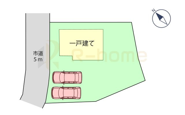 取手市戸頭　中古戸建の区画図|大きなお買い物だからこそ、メリット・デメリットを伝えさせて頂きます。
R-homeにお任せください♪