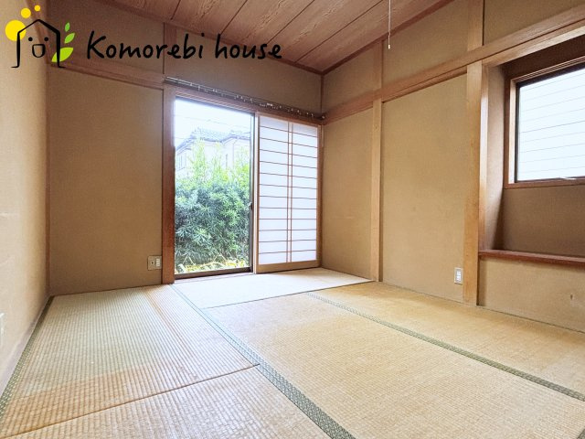 比企郡川島町八幡1丁目　中古一戸建ての和室|2面採光がある明るい和室です