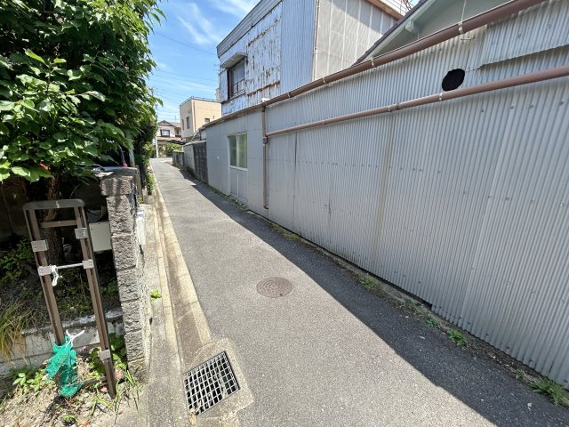 中川区赤星二丁目【建築条件なし・売土地】の前面道路含む現地写真|現地（2025.06中旬）撮影