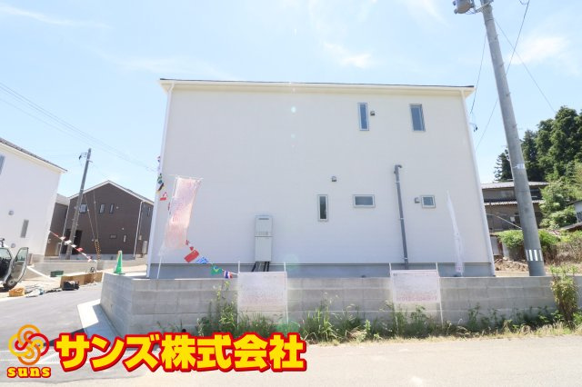 本宮市青田字中森　　　7号棟　　　五百川小学校、本宮第２中学区の外観|北側から見た外観