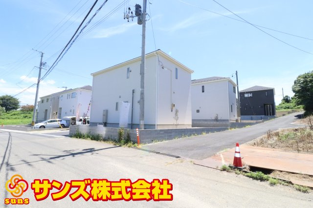 本宮市青田字中森　　　7号棟　　　五百川小学校、本宮第２中学区の外観|北西側から見た区画全体♪