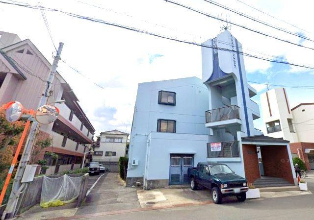 ハイツサニーサイドの外観|外はこのようになっています