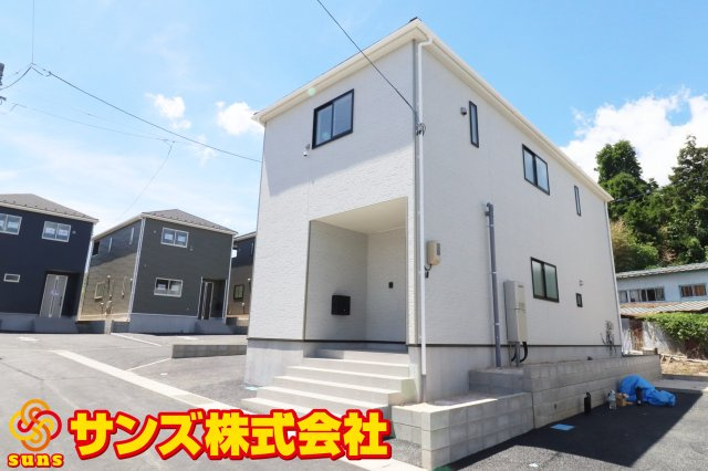 本宮市青田字中森　　　8号棟　　　五百川小学校、本宮第２中学区の外観|北東側から見た外観