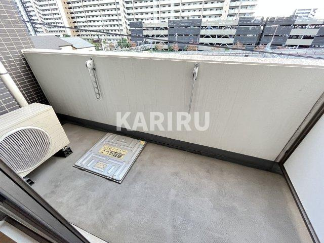 レークス大阪城イーストのバルコニー