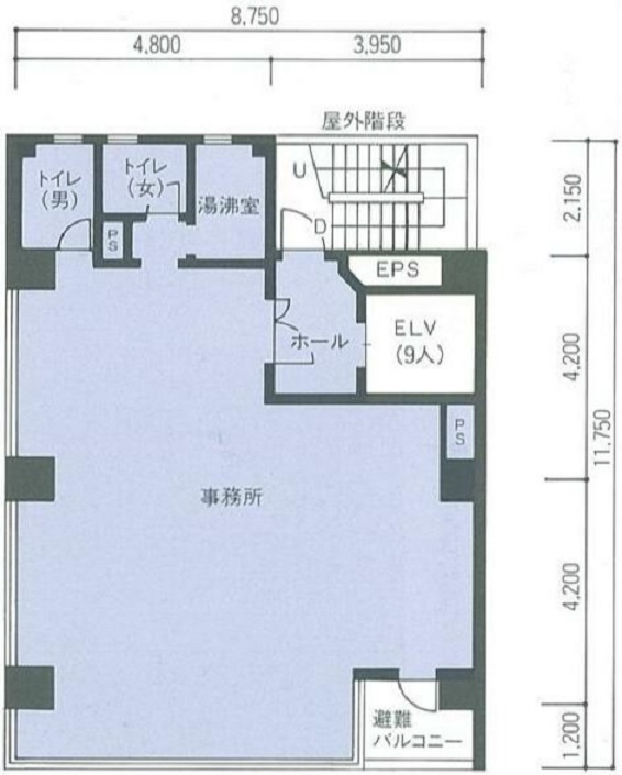 築地中央ビルの間取り
