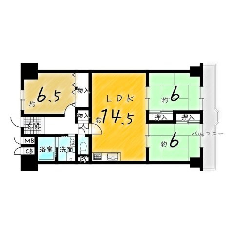 シャルマンコーポ神足