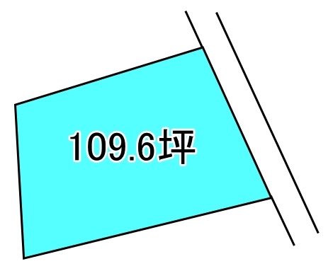 大生院　109.62坪の区画図