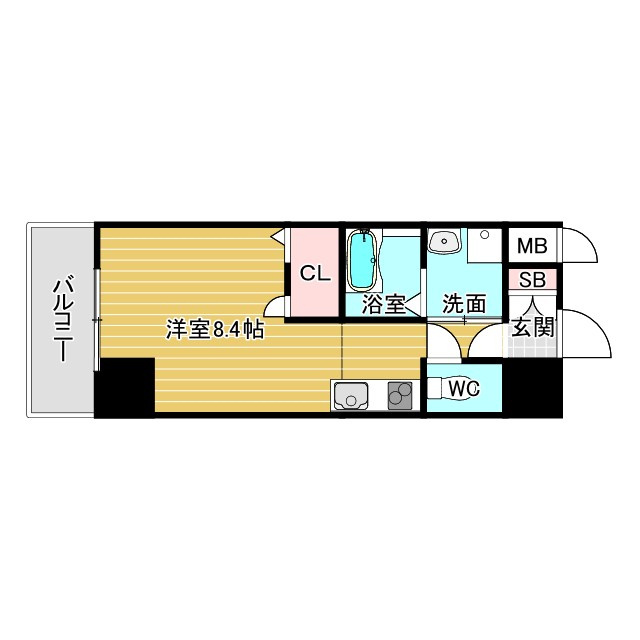 アクアラフォレ豊中の間取り