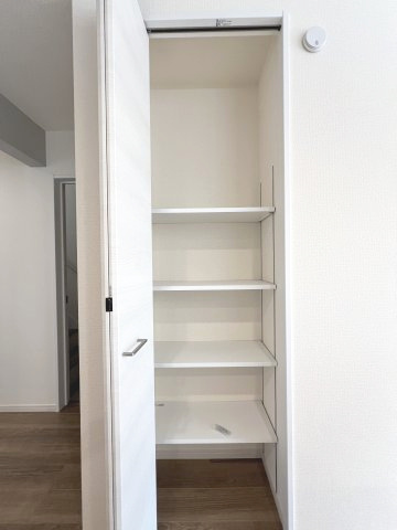 碧南市沢渡町　新築分譲　5号棟の収納|２階ホール収納