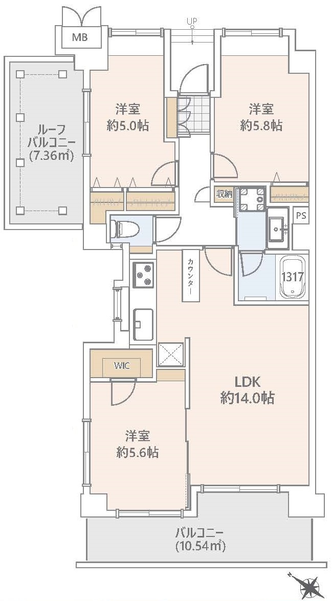 東急クリエール川口戸塚の間取り