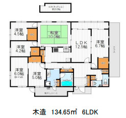 北巣本町　貸土地の間取り