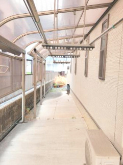 北巣本町　貸土地のバルコニー