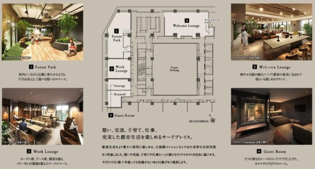 THE TOWER JUJOの区画図