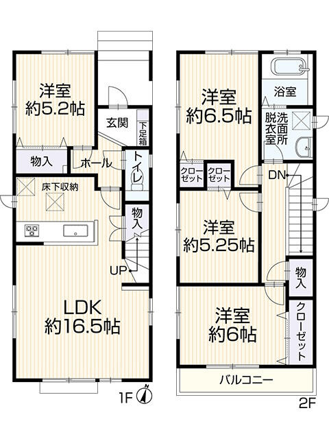名古屋市守山区脇田町の間取り