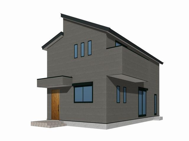 サンコート　久留米市善導寺町飯田の外観パース| 