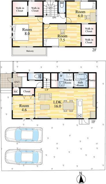 サンコート　久留米市善導寺町飯田の間取り| 