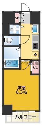 【間取り】 | プレサンスSAKAEリバースタイル | 間取りです。