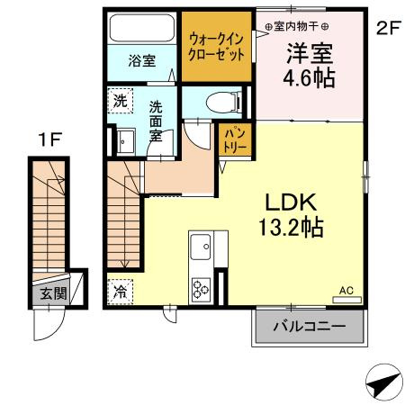 フォルグランツⅡの間取り