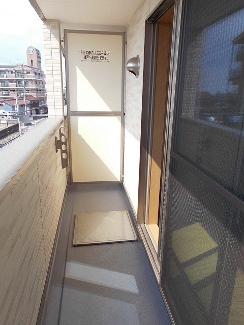 エントピアくるみⅡのバルコニー