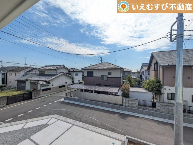 Livele Garden.S　行田城西第2の展望|高い建物が無く開放感のある展望
バルコニーからの展望も開けていて閑静な住宅地が望めます。日当りも良いですね♪