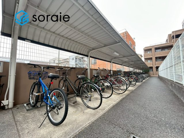 セザール新狭山　5階の駐輪場|1月20日撮影